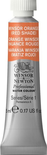 PROFESSIONAL WATERCOLOR 5ML WINSOR ORANGE RED