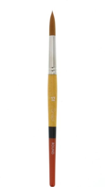 Snap Gold Taklon Round 12 Short Handle