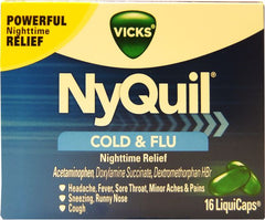 Nyquil Cold and Flu 16ct Liquicaps