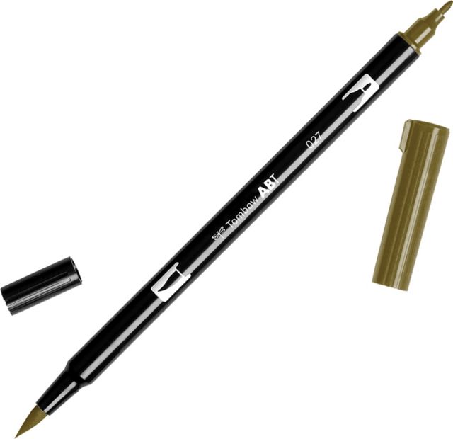 ABT DUAL BRUSH 027 DARK OCHRE