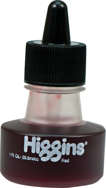 HIGGINS INK RED SCARLET 1 OZ