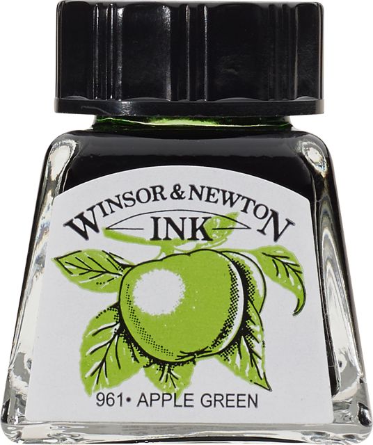DRAWING INK 1/2 OZ APPLE GREEN