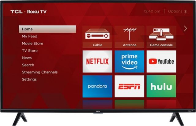TCL 40'' 1080p LED Roku TV - ONLINE ONLY