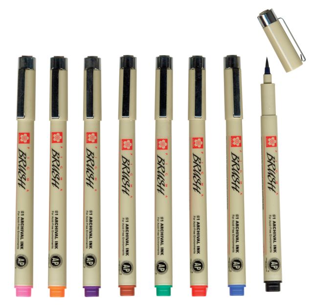 BRUSH PEN BLACK