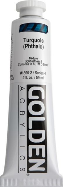 Heavy Body Acrylic Turquoise Pthalo 2 oz