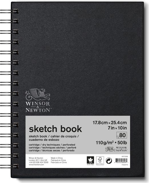 SKETCHBOOK 110G 7X10 80 SHEETS