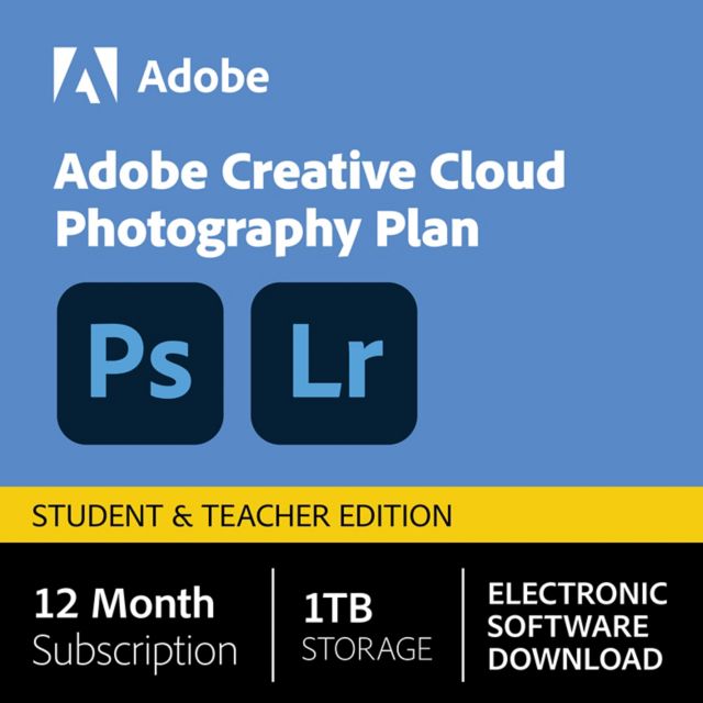 Adobe Creative Cloud Photography Plan with 1TB - STE ESD