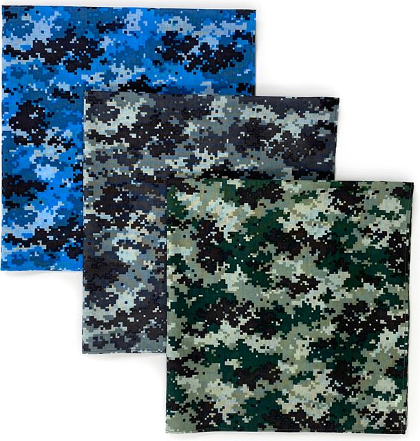 CAMO BANDANAS  3-PACK