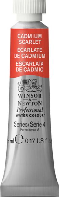 PROFESSIONAL WATERCOLOR 5ML CADMIUM SCARLET