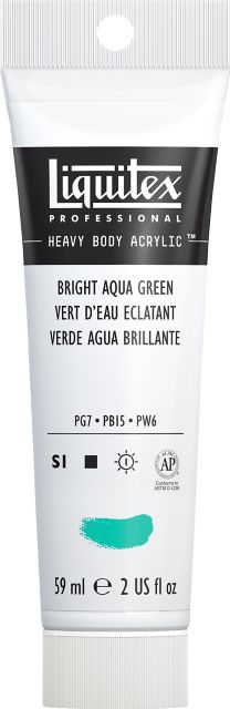 Heavy Body Acrylic 2oz Bright Aqua Green
