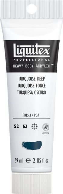 Heavy Body Acrylic 2oz Turquoise Deep