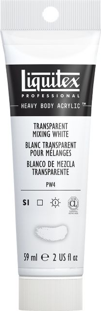 Heavy Body Acrylic 2oz Transparent Mixing Wht