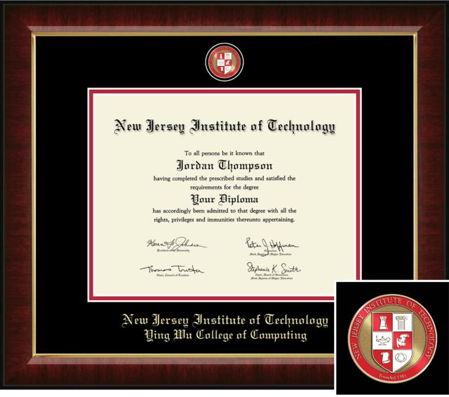 Church Hill Classics Masterpiece Diploma Frame. Ying Wu College of Computing - ONLINE ONLY