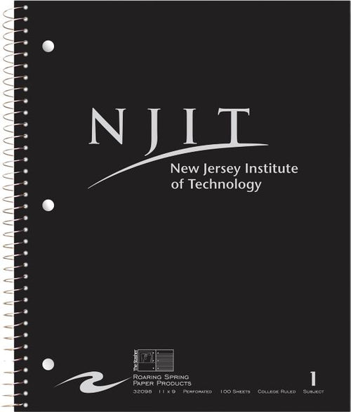 New Jersey Institute of Technology Notebook 100-Sheet