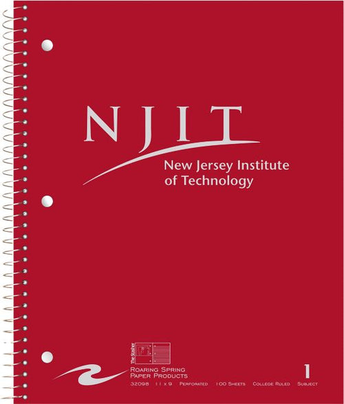 New Jersey Institute of Technology Notebook 100-Sheet