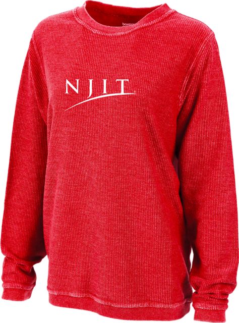 New Jersey Institute of Technology Women's Corduroy Crewneck Sweatshirt