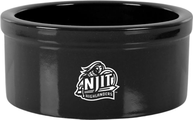 New Jersey Institute of Technology 5'' Black Pet Bowl - ONLINE ONLY