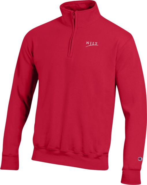 New Jersey Institute of Technology 1/4 Zip Powerblend Top