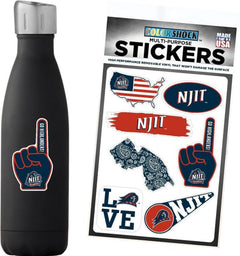 New Jersey Institute of Technology 7.5'' x 7.5'' Sticker Sheet