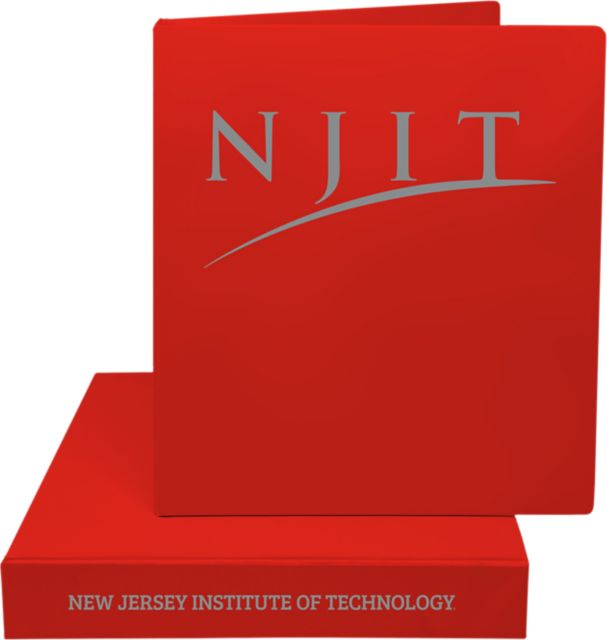 New Jersey Institute of Technology 1.5'' Vinyl Binder