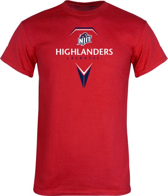 NJIT T Shirt Geometric Lacrosse Design - ONLINE ONLY