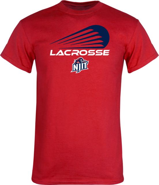 NJIT T Shirt Abstract Lacrosse Design - ONLINE ONLY