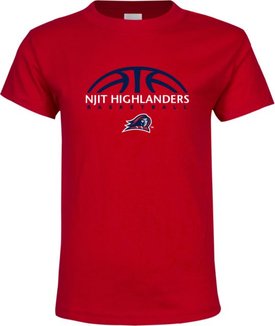 NJIT Youth T Shirt Basketball Half Ball Design - ONLINE ONLY