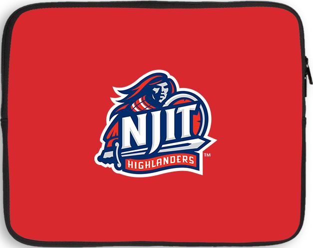 NJIT 10 inch Neoprene iPad/Tablet Sleeve Official Logo - ONLINE ONLY