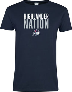 NJIT Womens Short Sleeve Tee Highlander Nation - ONLINE ONLY