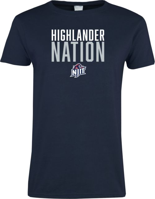 NJIT Womens Short Sleeve Tee Highlander Nation - ONLINE ONLY
