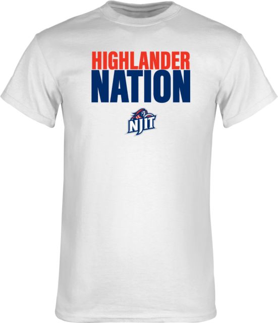 NJIT T Shirt Highlander Nation - ONLINE ONLY