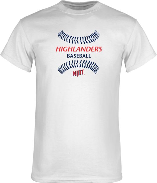 NJIT T Shirt Baseball Seams Design - ONLINE ONLY