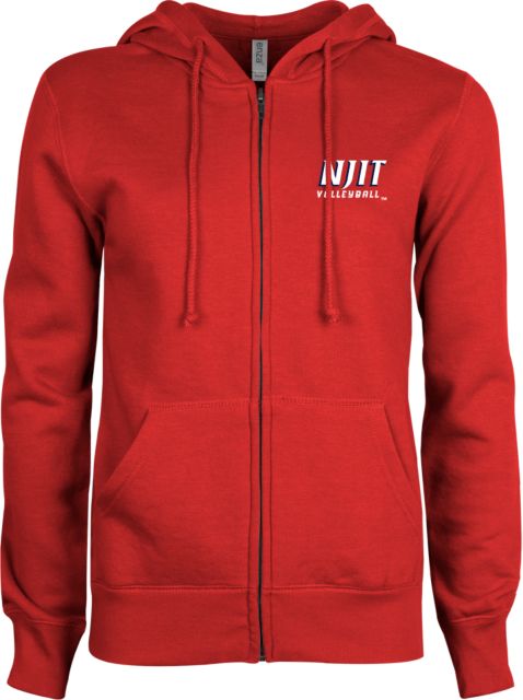 NJIT ENZA Womens Fleece Full Zip Hoodie NJIT Volleyball - ONLINE ONLY