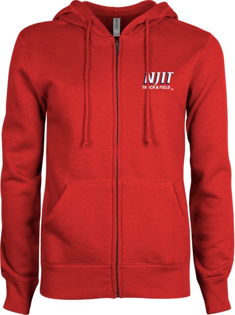 NJIT ENZA Womens Fleece Full Zip Hoodie NJIT Track and Field - ONLINE ONLY