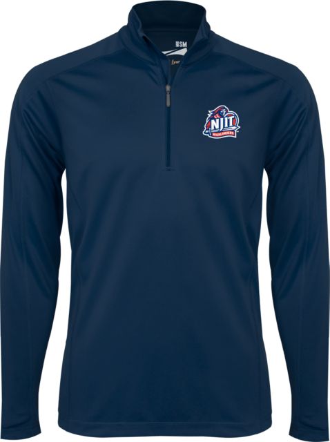 NJIT Syntrel Interlock 1/4 Zip Official Logo - ONLINE ONLY