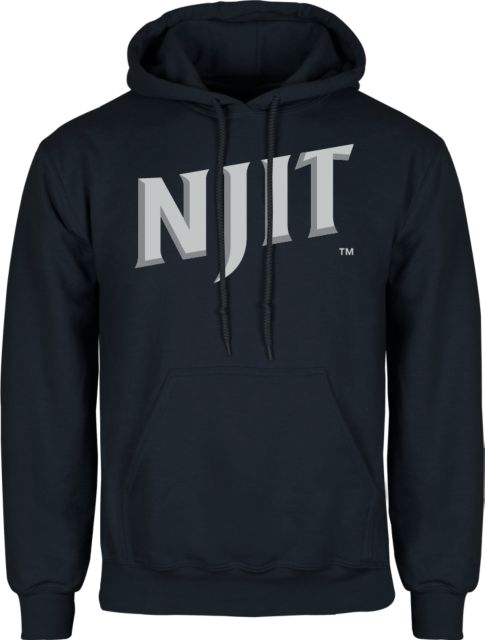 NJIT Fleece Hoodie NJIT Wordmark - ONLINE ONLY