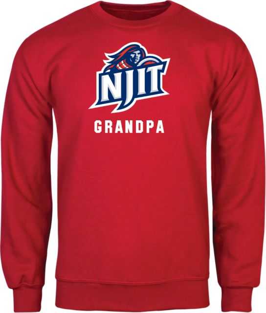 NJIT Fleece Crew Grandpa - ONLINE ONLY