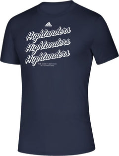 NJIT Adidas Creator Performance Tee Adidas - Highlanders Script Stacked - ONLINE ONLY