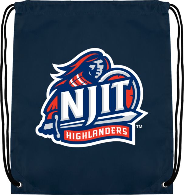 NJIT Drawstring Backpack Official Logo - ONLINE ONLY