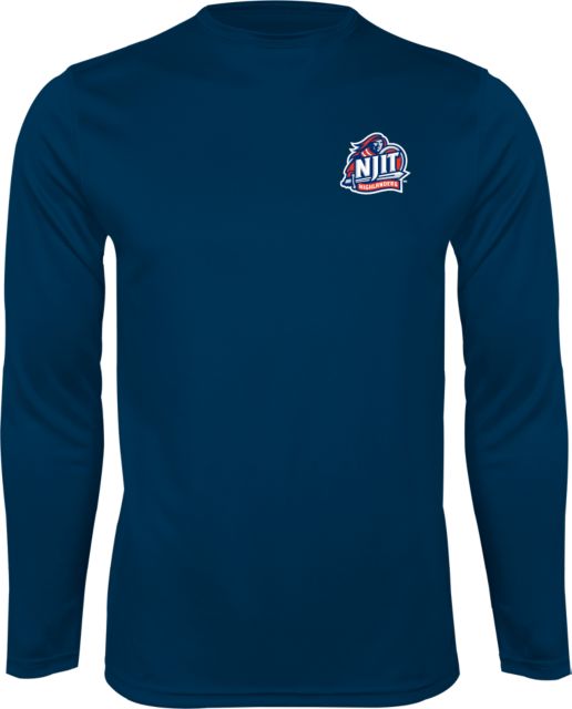 NJIT Performance Longsleeve Shirt Official Logo - ONLINE ONLY