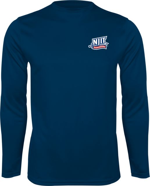 NJIT Performance Longsleeve Shirt NJIT Mark - ONLINE ONLY