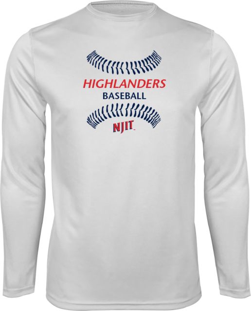 NJIT Performance Longsleeve Shirt Baseball Seams Design - ONLINE ONLY