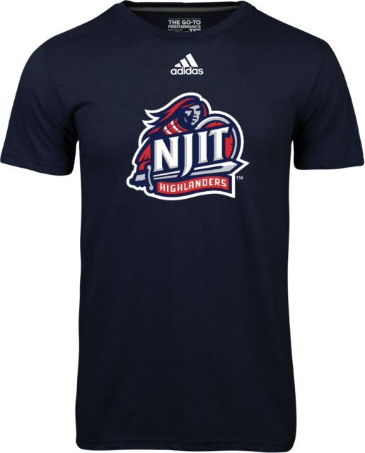 NJIT Adidas Climalite Ultimate Performance Tee Official Logo - ONLINE ONLY