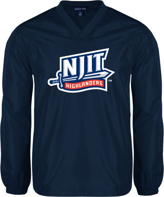 NJIT V Neck Raglan Windshirt NJIT Mark - ONLINE ONLY