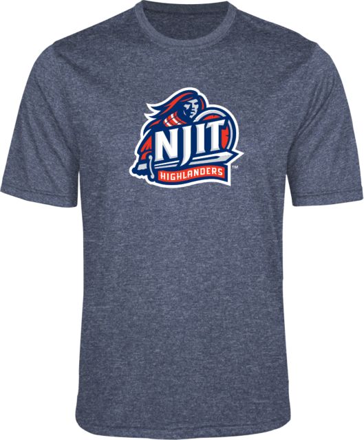 NJIT Performance Heather Contender Tee Official Logo - ONLINE ONLY