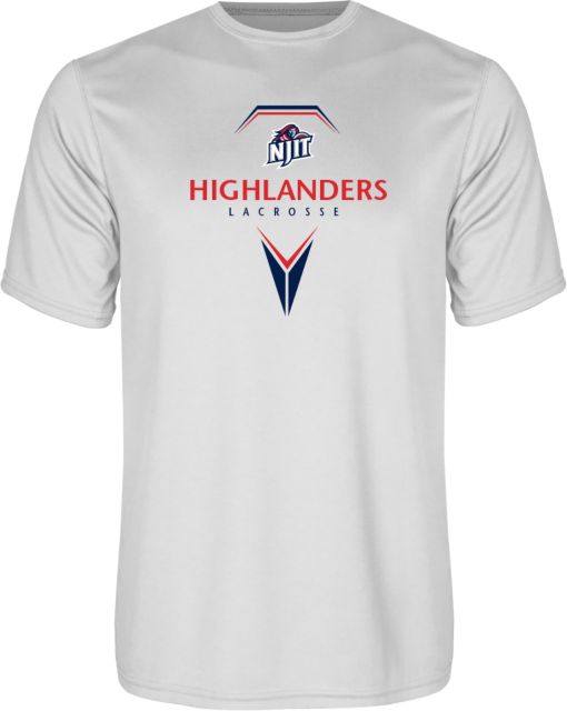 NJIT Performance Tee Geometric Lacrosse Design - ONLINE ONLY