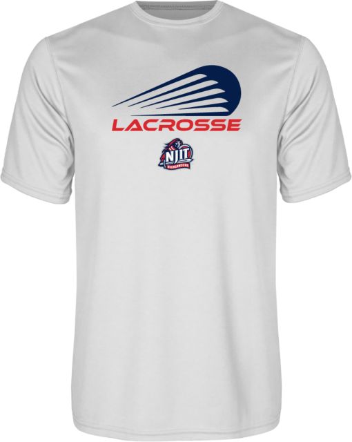 NJIT Performance Tee Abstract Lacrosse Design - ONLINE ONLY