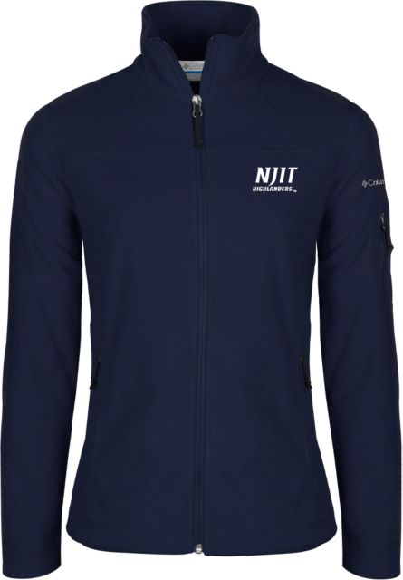 NJIT Columbia Ladies Full Zip Fleece Jacket Stacked Wordmark - ONLINE ONLY