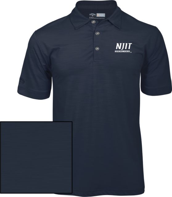 NJIT Callaway Tonal Polo Stacked Wordmark - ONLINE ONLY