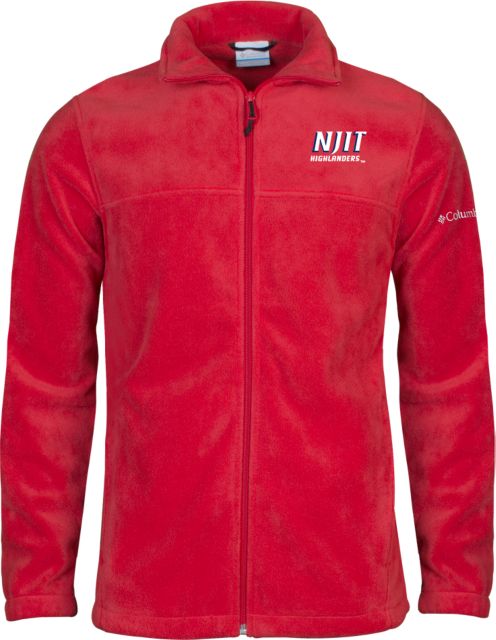 NJIT Columbia Full Zip Fleece Jacket Stacked Wordmark - ONLINE ONLY